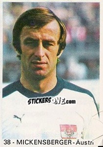 Sticker Mickensberger - Mundial 78 n. 38 - Acropole