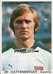 Sticker Hattenberger - Mundial 78 - Acropole