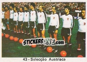 Cromo Equipe - Mundial 78 - Acropole