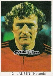 Sticker Jansen - Mundial 78 - Acropole