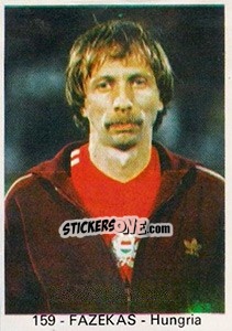 Sticker Fazekas - Mundial 78 - Acropole