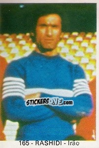 Sticker Rashidi - Mundial 78 n. 165 - Acropole