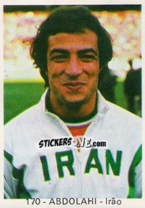 Sticker Abdolahi - Mundial 78 n. 170 - Acropole