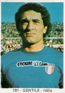 Cromo Gentile - Mundial 78 - Acropole