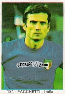 Sticker Facchetti - Mundial 78 n. 184 - Acropole