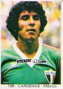 Cromo Cardenas - Mundial 78 n. 199 - Acropole