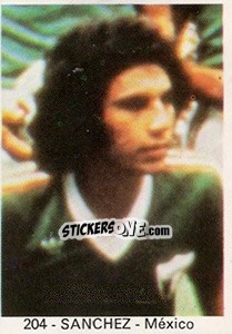 Sticker Sanchez - Mundial 78 - Acropole