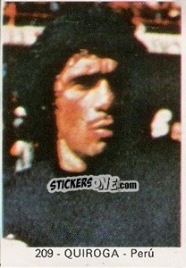 Sticker Quiroga - Mundial 78 - Acropole