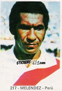 Sticker Melendez - Mundial 78 n. 217 - Acropole