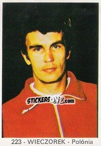 Sticker Wieczorek - Mundial 78 - Acropole