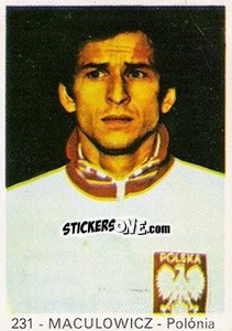 Sticker Maculowicz - Mundial 78 - Acropole