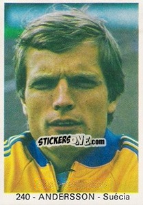 Cromo Andersson - Mundial 78 n. 240 - Acropole