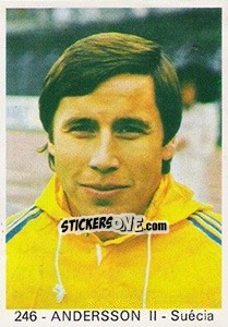 Cromo Andersson - Mundial 78 n. 246 - Acropole