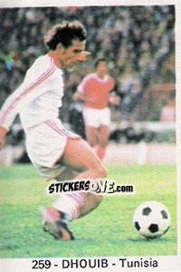 Sticker Dhouib - Mundial 78 n. 259 - Acropole