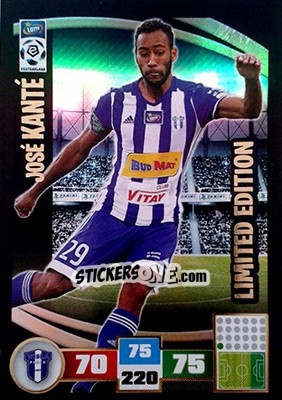 Sticker José Kanté - Ekstraklasa 2016-2017. Adrenalyn XL n. LE-JK - Panini