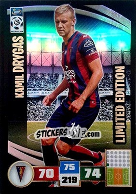 Sticker Kamil Drygas - Ekstraklasa 2016-2017. Adrenalyn XL n. LE-KD - Panini