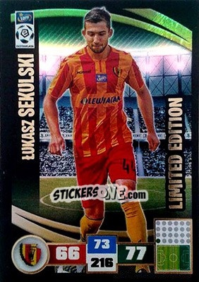 Cromo Lukasz Sekulski - Ekstraklasa 2016-2017. Adrenalyn XL - Panini