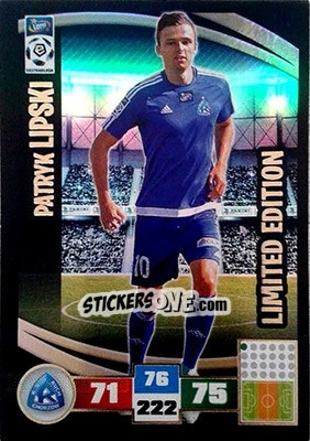 Figurina Patryk Lipski - Ekstraklasa 2016-2017. Adrenalyn XL - Panini