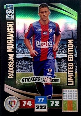 Cromo Radosław Murawski - Ekstraklasa 2016-2017. Adrenalyn XL n. LE-RM - Panini