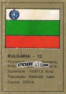 Cromo Bandeira - México 86 n. 13 - Manil