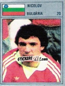 Sticker Nicolov - México 86 - Manil