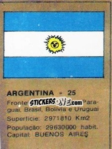 Sticker Bandeira - México 86 n. 25 - Manil