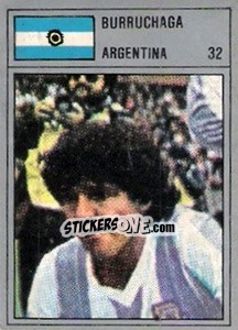 Sticker Burruchaga - México 86 n. 32 - Manil