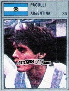 Sticker Paculli - México 86 - Manil