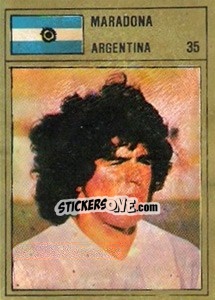 Sticker Maradona - México 86 n. 35 - Manil