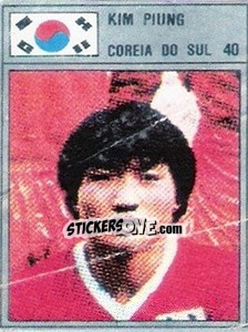 Cromo Kim Piung - México 86 - Manil