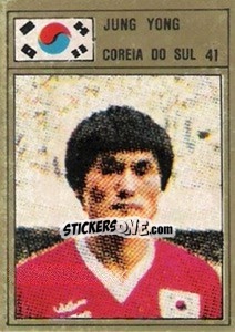 Sticker Jung Yong - México 86 - Manil