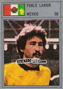 Sticker Pablo Larios - México 86 - Manil