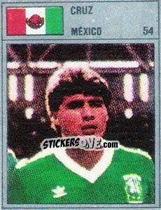 Sticker Cruz - México 86 - Manil
