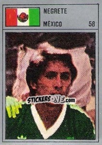 Sticker Negrete - México 86 - Manil