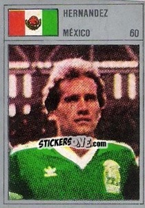 Cromo Hernandez - México 86 - Manil