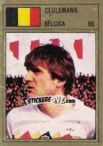 Sticker Ceulemans - México 86 - Manil