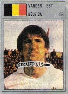 Sticker Van Der Est - México 86 - Manil