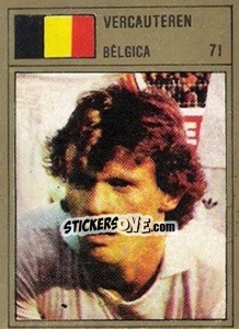 Sticker Vercauteren - México 86 - Manil