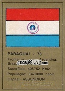 Sticker Bandeira - México 86 n. 73 - Manil