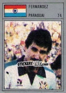 Sticker Fernandez - México 86 - Manil