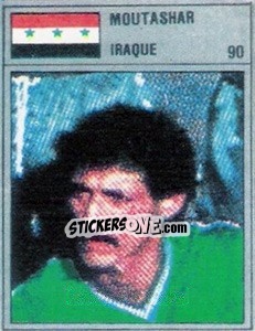 Cromo Moutashar - México 86 - Manil