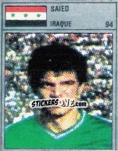 Cromo Saied - México 86 - Manil