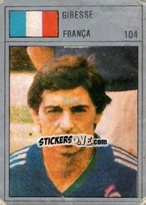 Sticker Giresse - México 86 - Manil