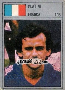 Sticker Platini - México 86 - Manil