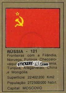 Sticker Bandeira - México 86 n. 121 - Manil