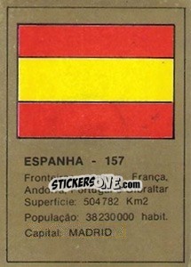 Figurina Bandeira - México 86 - Manil