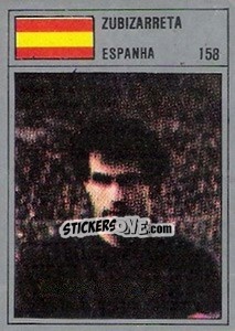 Sticker Zubizarreta - México 86 - Manil