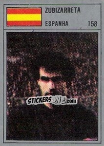 Cromo Zubizarreta - México 86 n. 158 - Manil