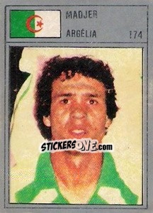 Figurina Madjer - México 86 - Manil