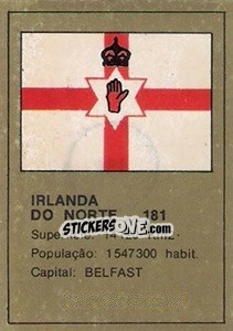 Sticker Bandeira - México 86 n. 181 - Manil